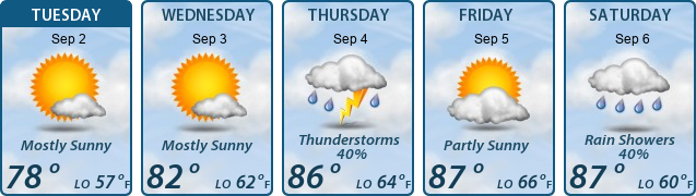 5-Day Forecast